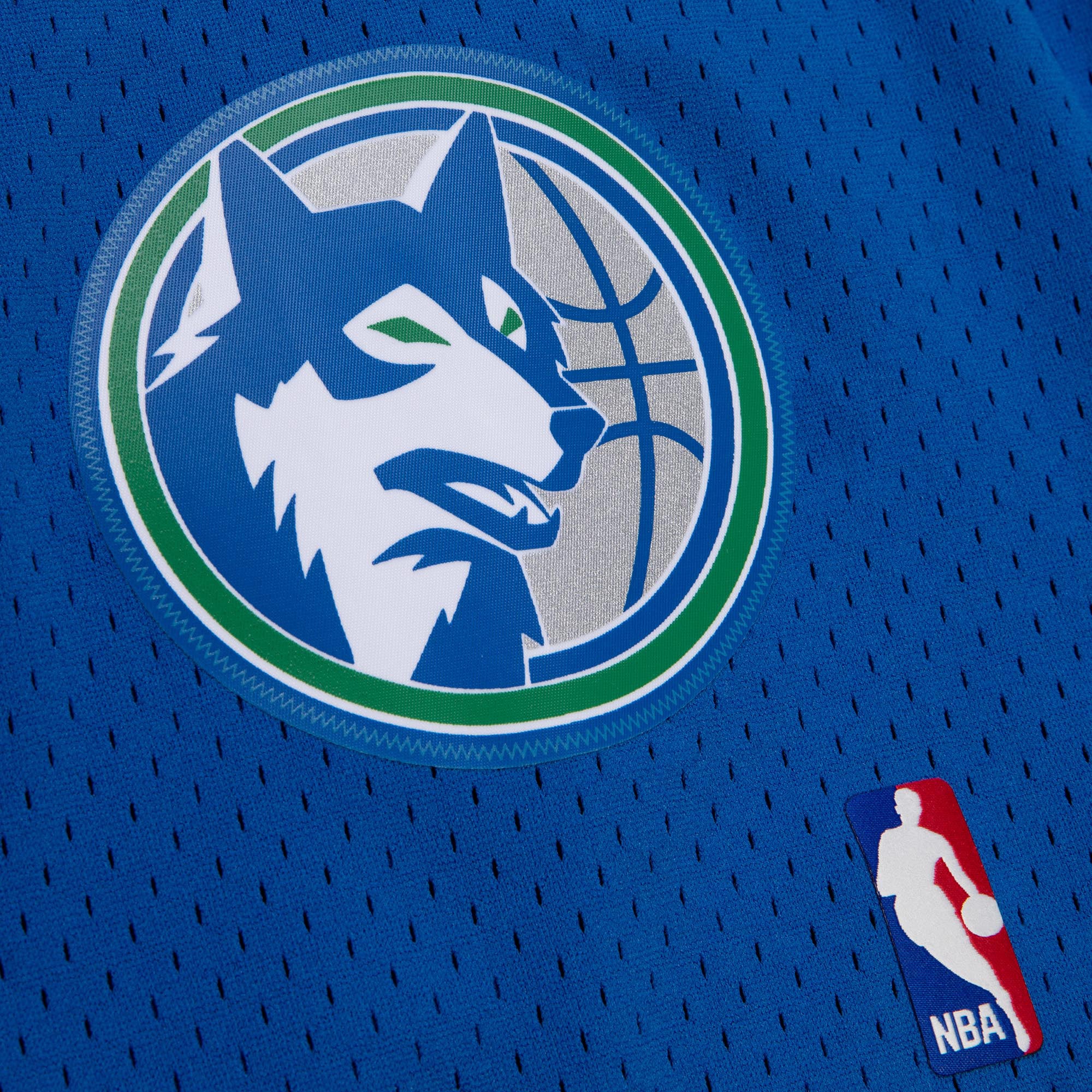 Minnesota Timberwolves Mitchell & Ness NBA Swingman Road Shorts 1993-1994 Blau