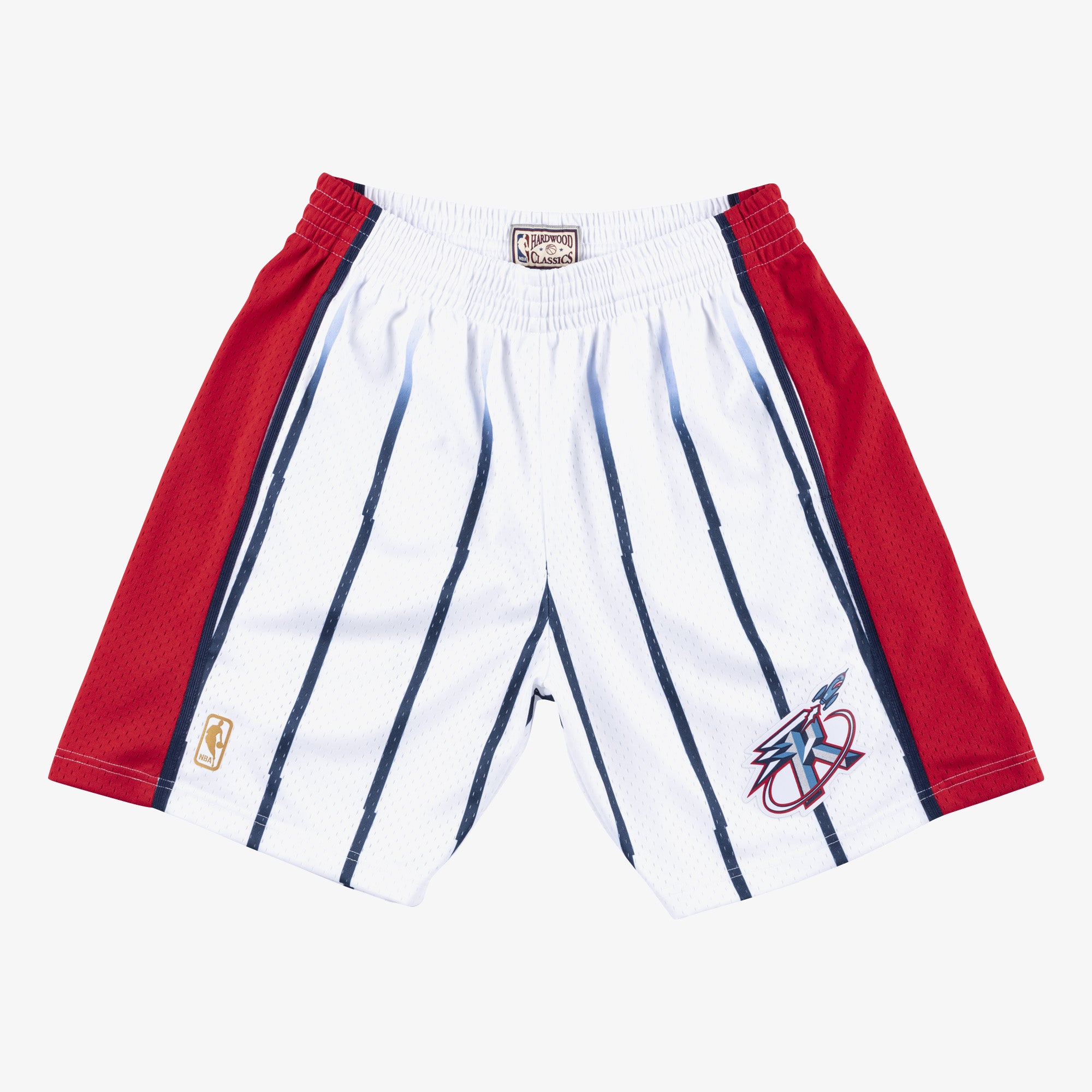 Houston Rockets Mitchell & Ness NBA Swingman Road Shorts 1996-1997 Weiß