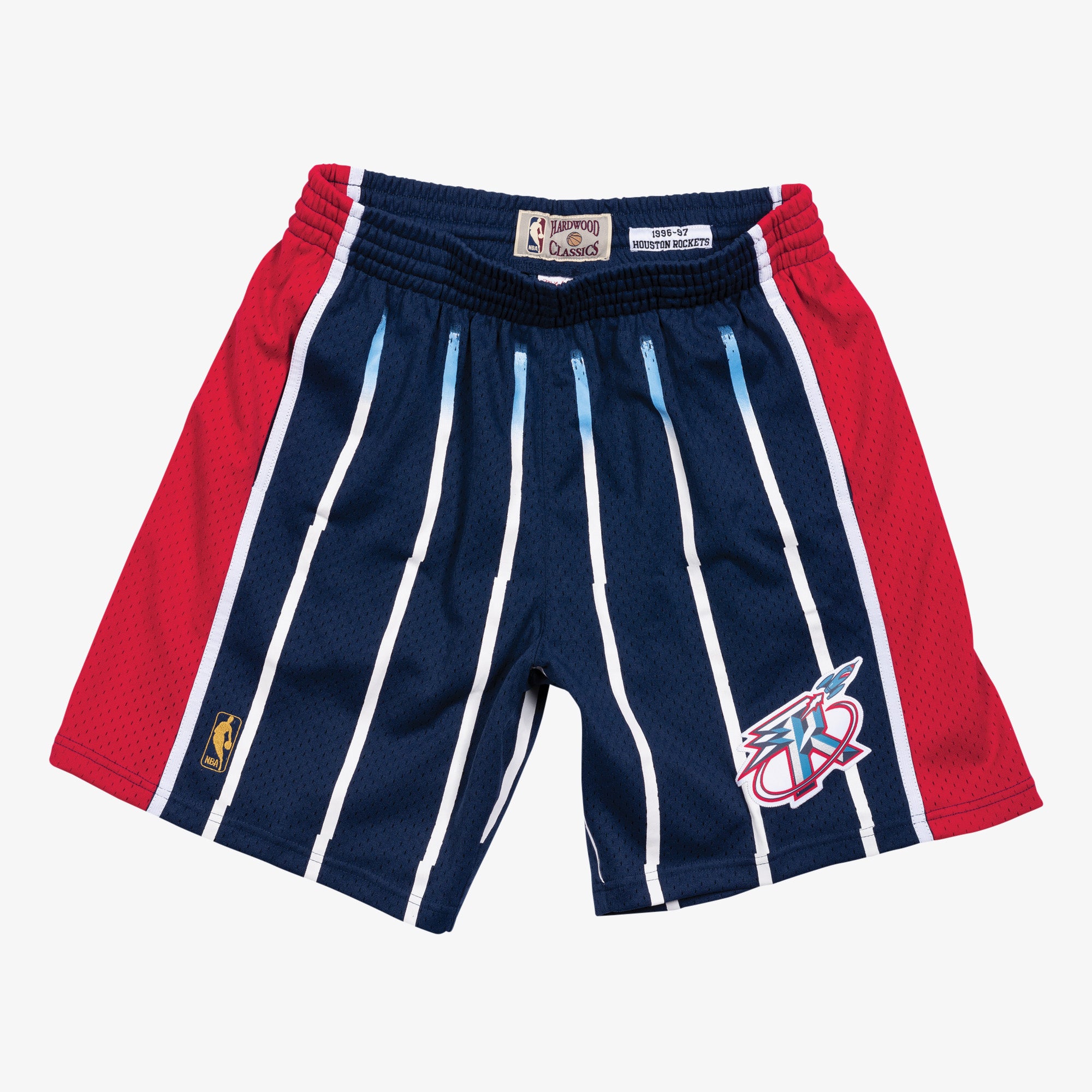 Houston Rockets Mitchell & Ness NBA Swingman Road Shorts 1996-1997 Navy
