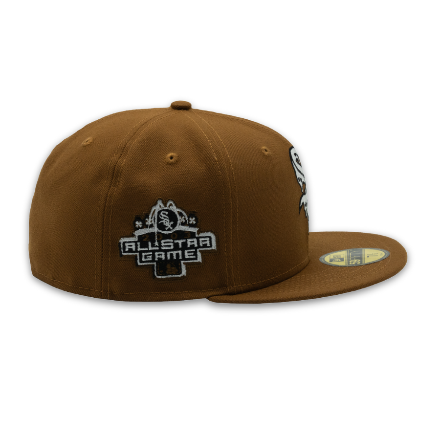 Chicago White Sox New Era MLB Allstar Game '03 Side Patch Drip 59FIFTY Cap Braun - SD Exclusive - STADIUMDREAMS
