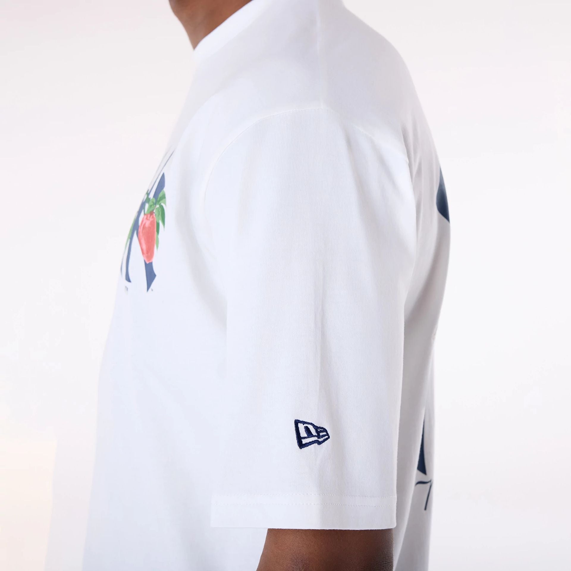New York Yankees New Era Fruit Backprint MLB T-Shirt Weiß