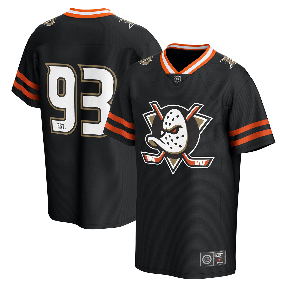 Anaheim Ducks Fanatics Core Foundation NHL Trikot Schwarz - STADIUMDREAMS