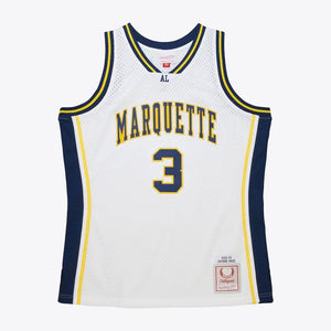 Dwyane Wade #3 Marquette Golden Eagles Mitchell & Ness NCAA Swingman Trikot 2003 Weiß - STADIUMDREAMS