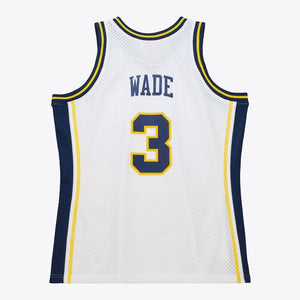 Dwyane Wade #3 Marquette Golden Eagles Mitchell & Ness NCAA Swingman Trikot 2003 Weiß - STADIUMDREAMS