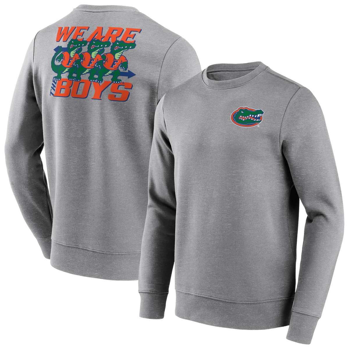 Florida Gators Fanatics NCAA Hometown Grafik College Crewneck Sweatshirt Grau - STADIUMDREAMS