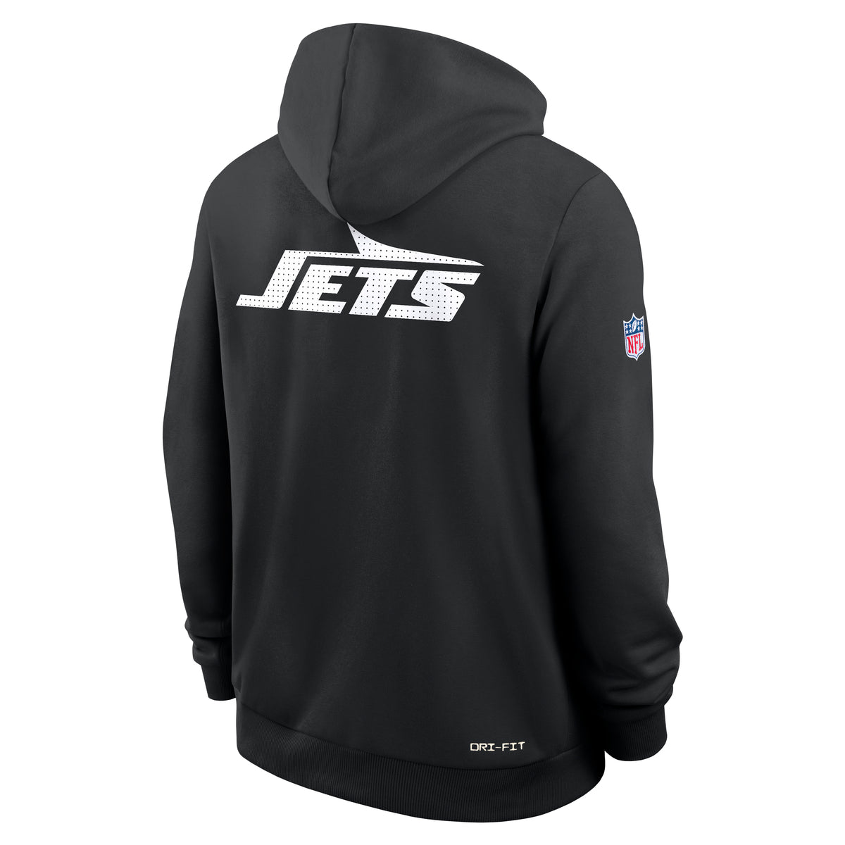 New York Jets 2025 NFL Sideline Nike Standard Issue Hoodie Schwarz