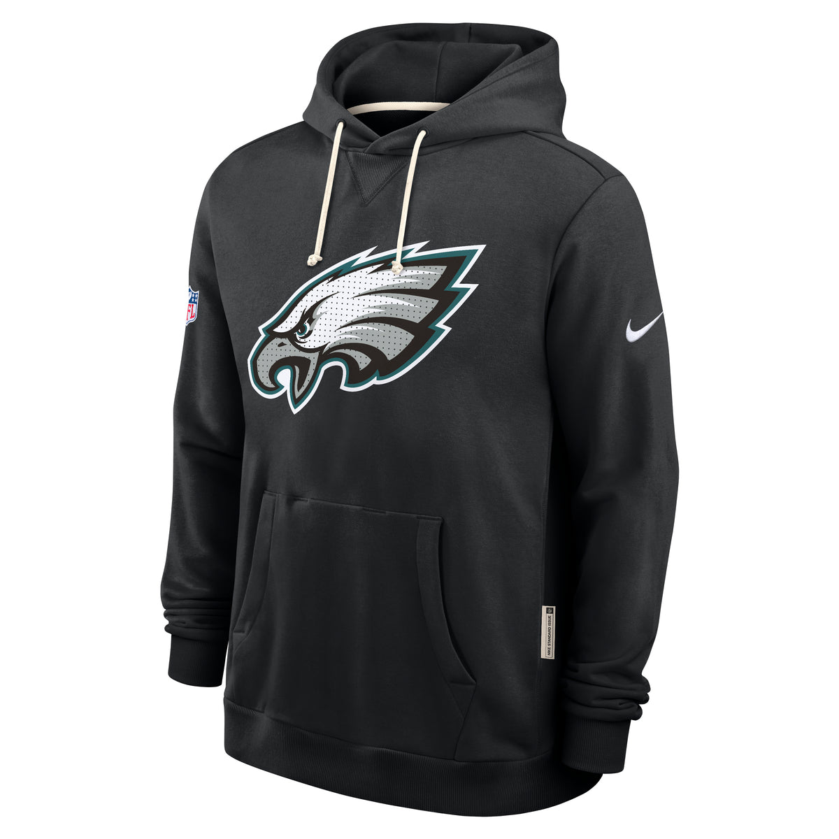 Philadelphia Eagles 2025 NFL Sideline Nike Standard Issue Hoodie Schwarz