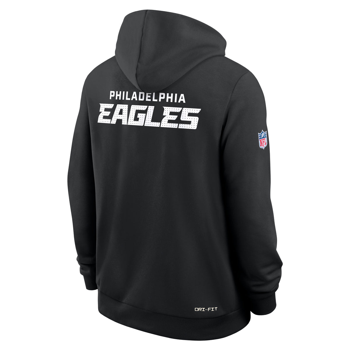 Philadelphia Eagles 2025 NFL Sideline Nike Standard Issue Hoodie Schwarz
