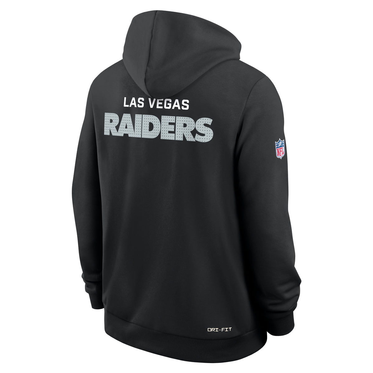 Las Vegas Raiders 2025 NFL Sideline Nike Standard Issue Hoodie Schwarz