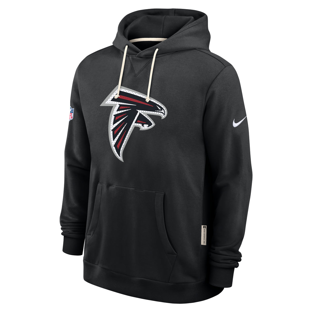 Atlanta Falcons 2025 NFL Sideline Nike Standard Issue Hoodie Schwarz