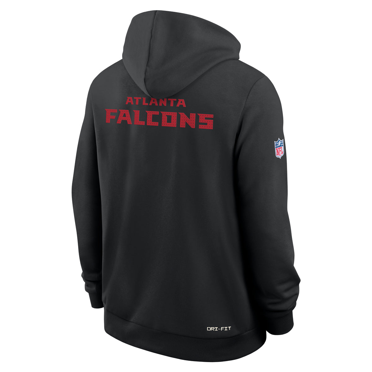 Atlanta Falcons 2025 NFL Sideline Nike Standard Issue Hoodie Schwarz