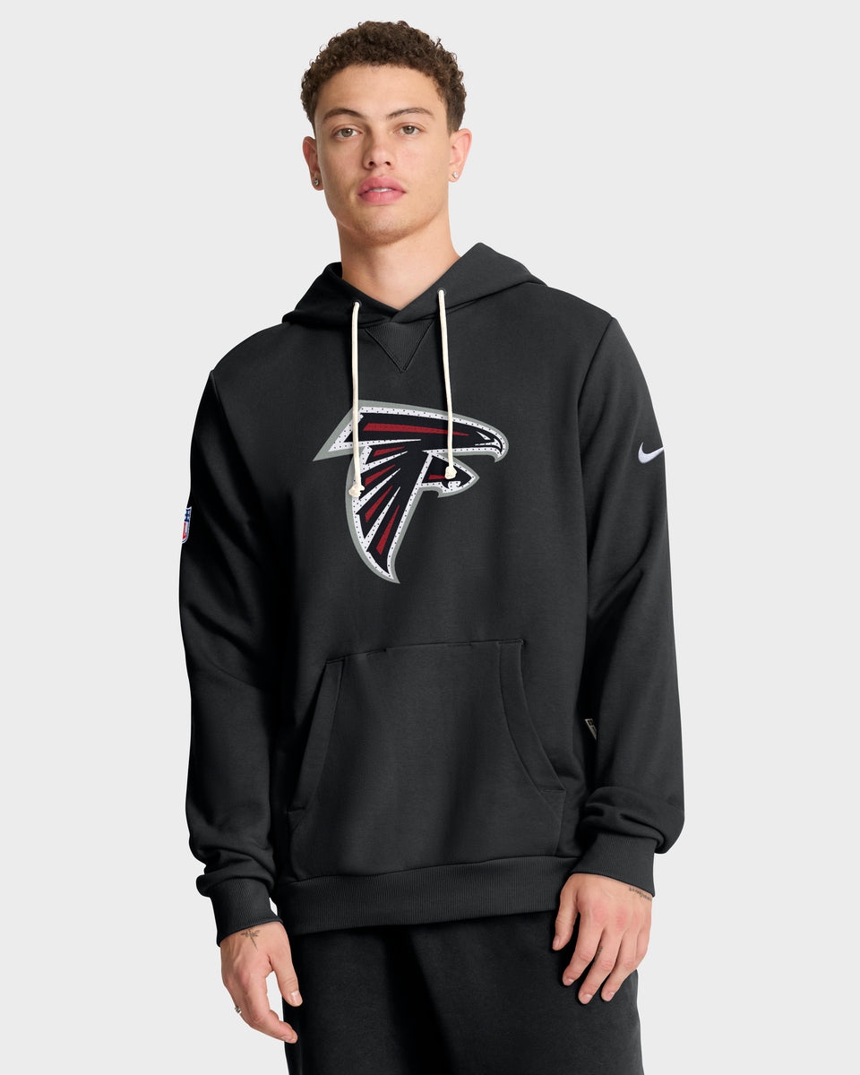 Atlanta Falcons 2025 NFL Sideline Nike Standard Issue Hoodie Schwarz