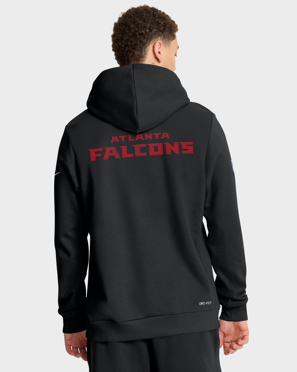 Atlanta Falcons 2025 NFL Sideline Nike Standard Issue Hoodie Schwarz