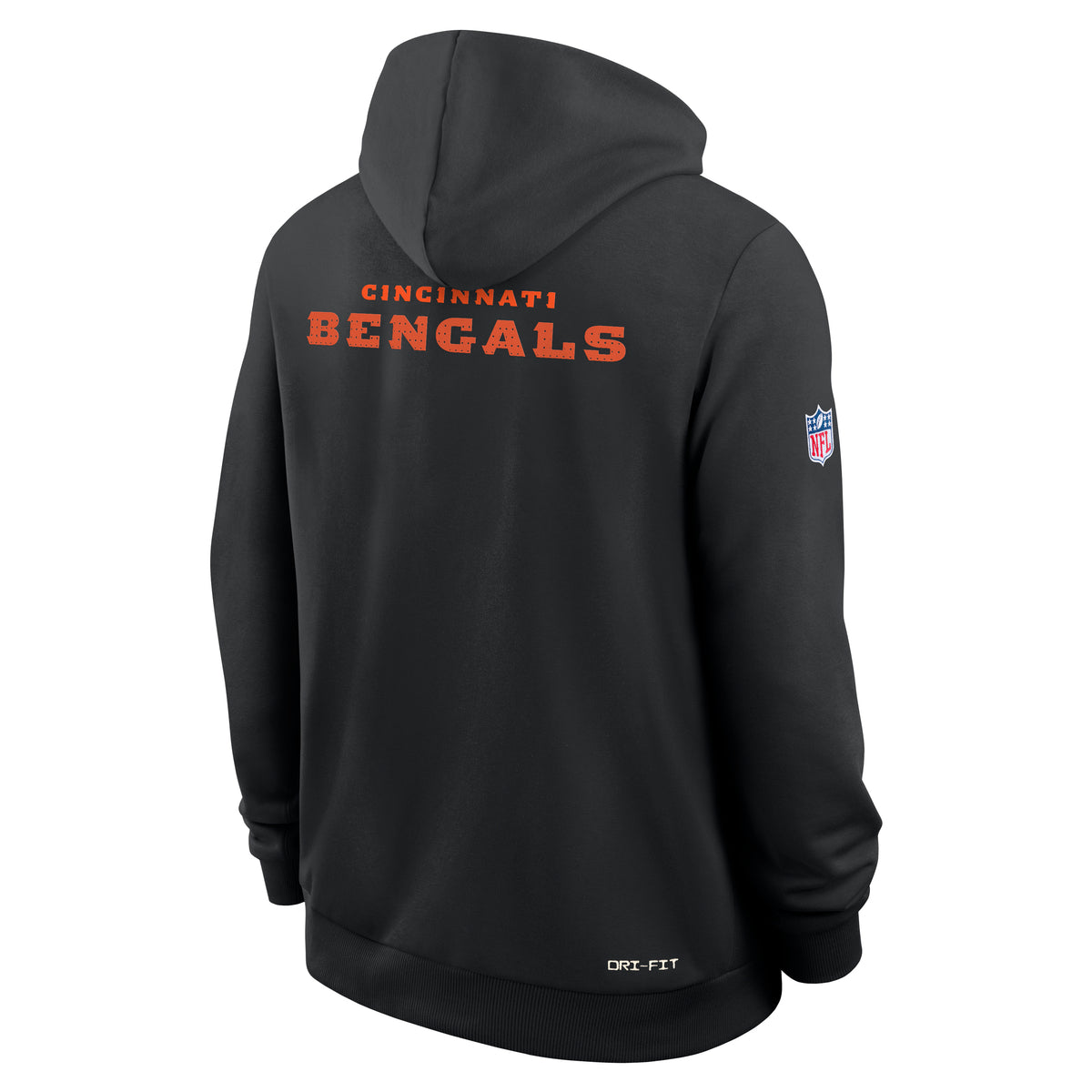Cincinnati Bengals 2025 NFL Sideline Nike Standard Issue Hoodie Schwarz