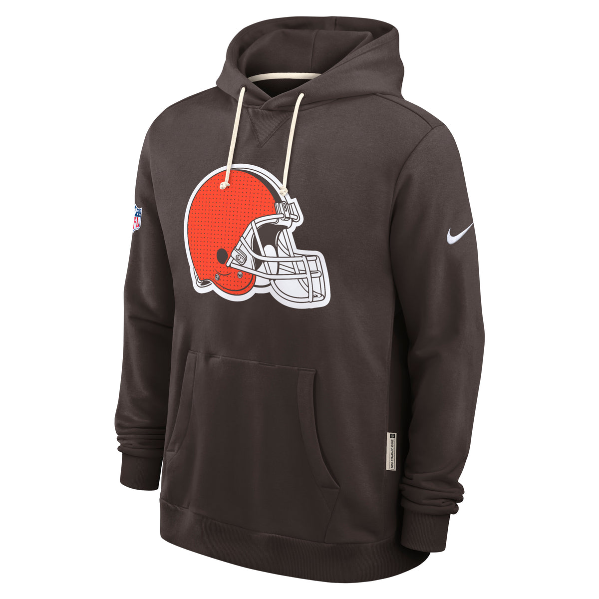Cleveland Browns 2025 NFL Sideline Nike Standard Issue Hoodie Braun