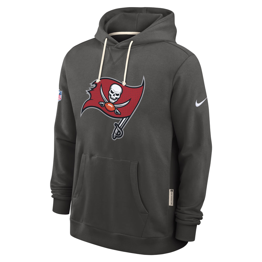 Tampa Bay Buccaneers 2025 Nike NFL Sideline Standard Issue Hoodie Grau