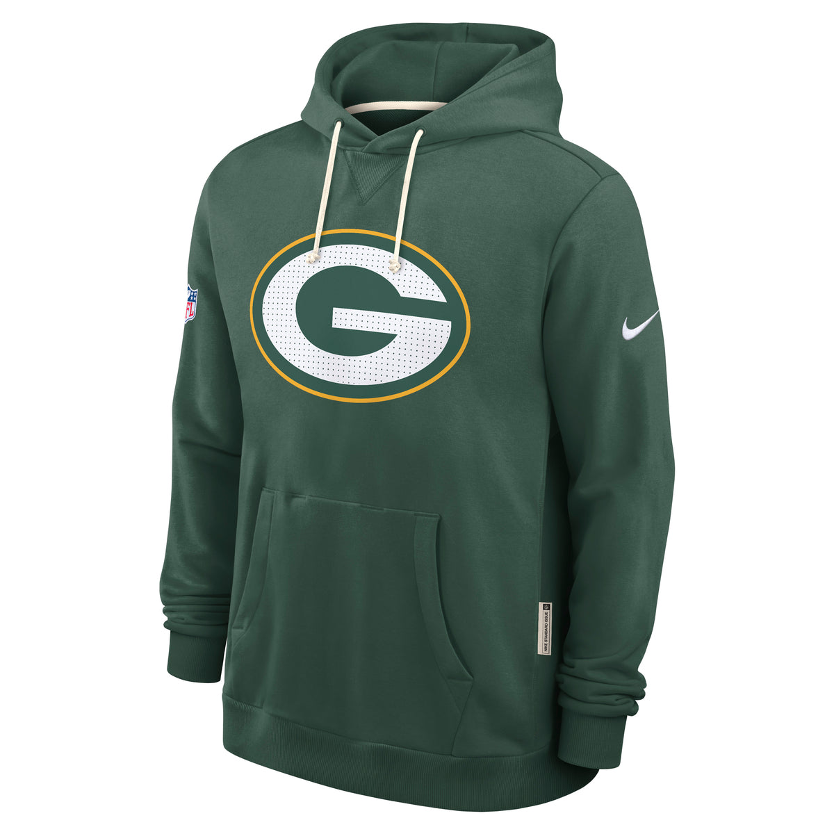 Green Bay Packers 2025 NFL Sideline Nike Standard Issue Hoodie Grün