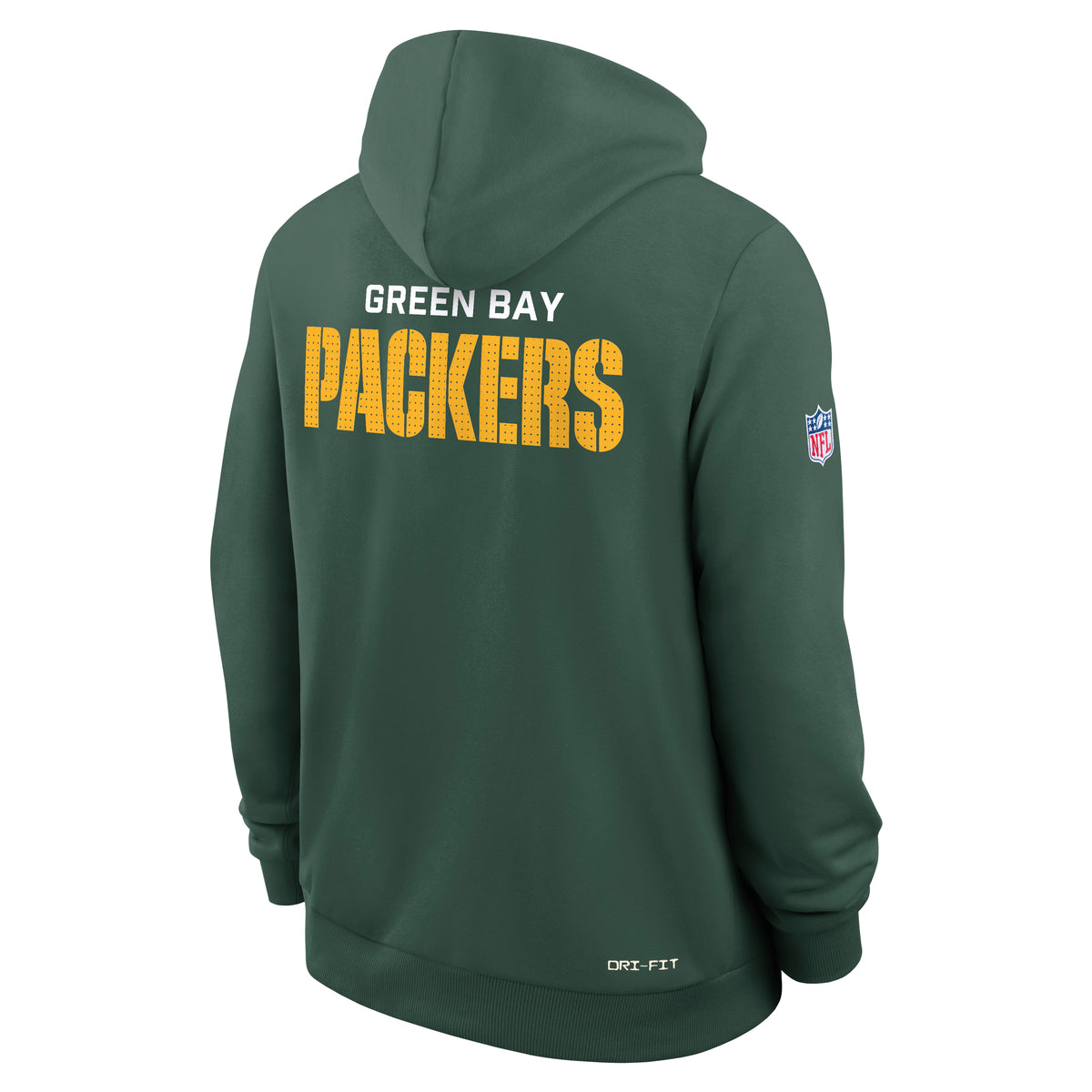 Green Bay Packers 2025 NFL Sideline Nike Standard Issue Hoodie Grün