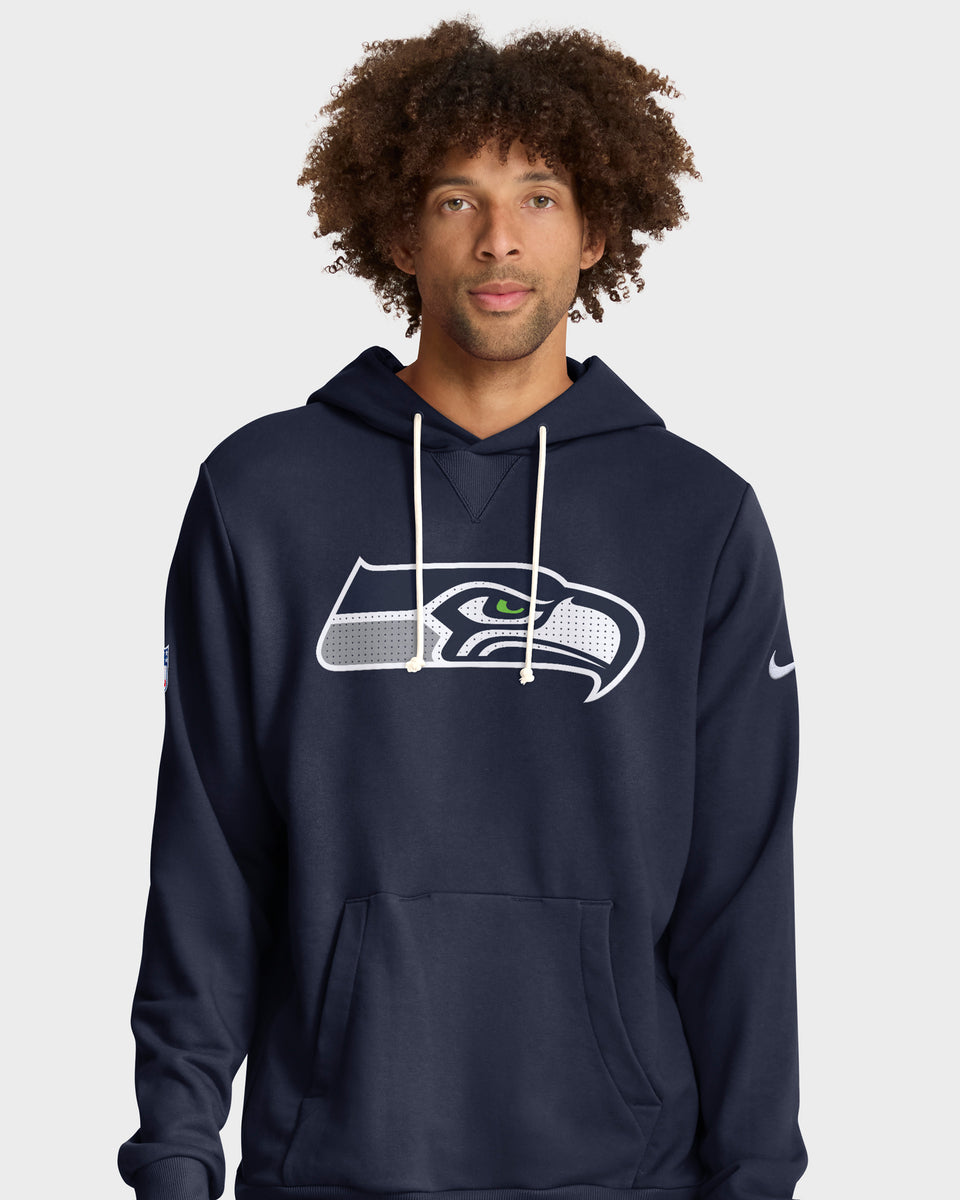 Seattle Seahawks 2025 NFL Sideline Nike Standard Issue Hoodie Navy