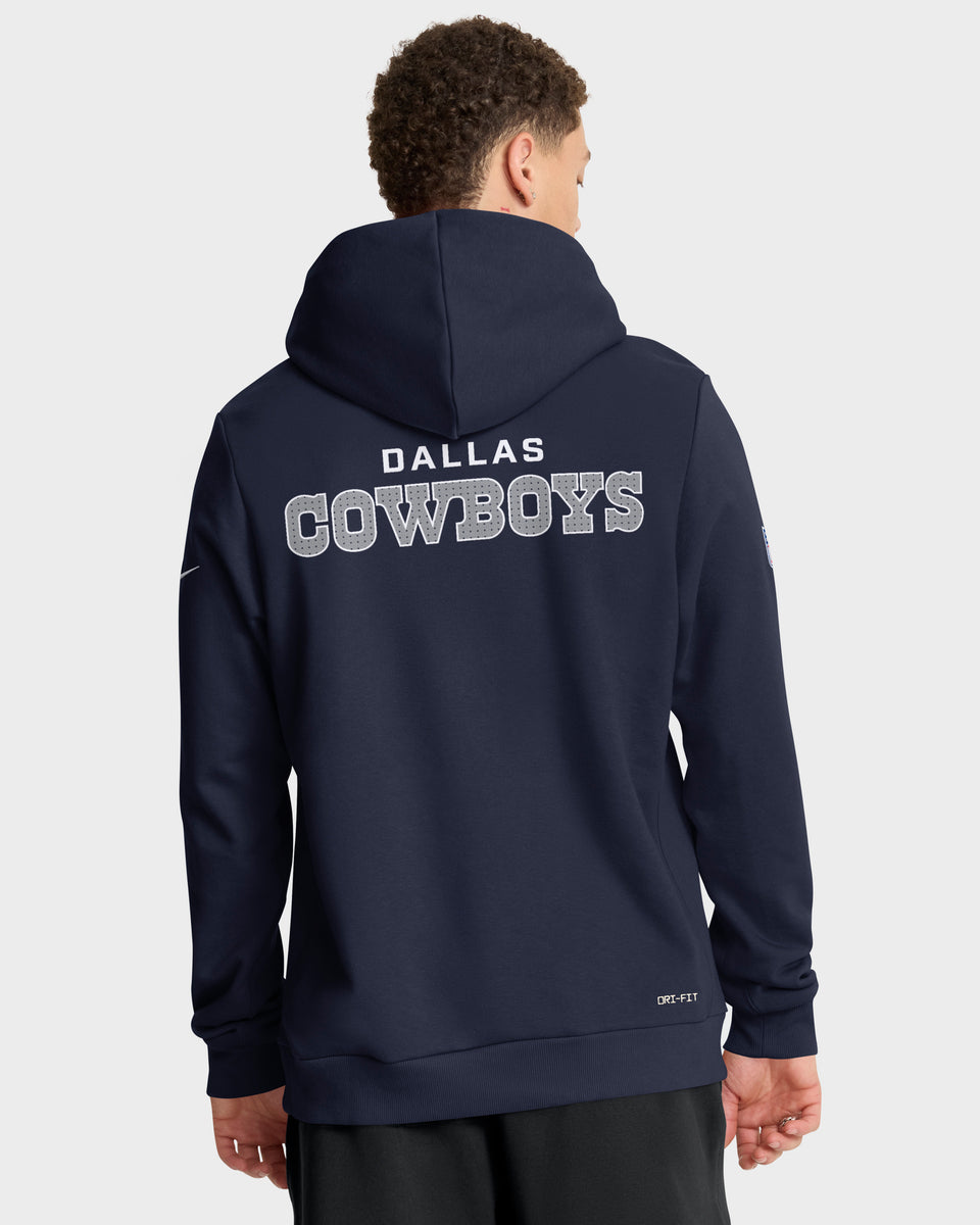 Dallas Cowboys 2025 NFL Sideline Nike Standard Issue Hoodie Navy