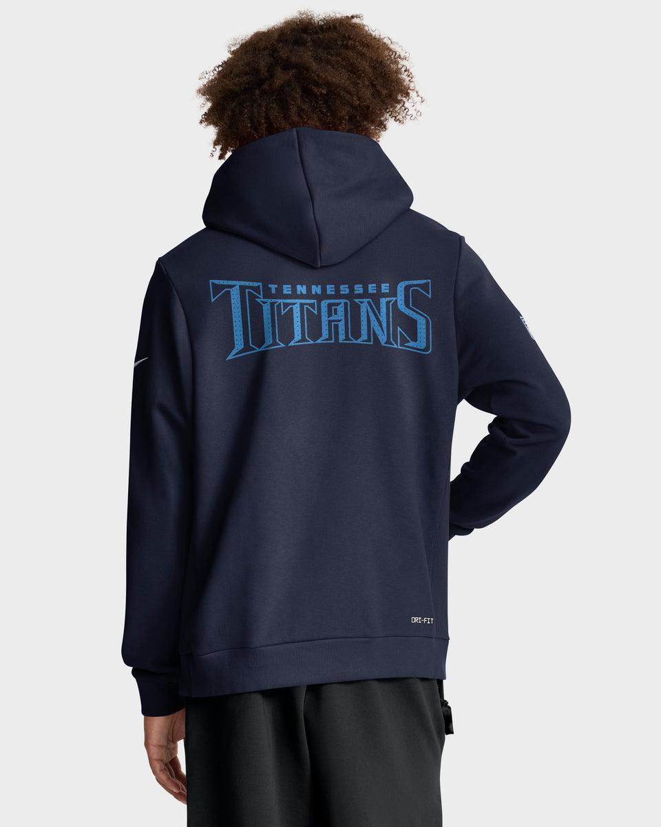 Tennessee Titans 2025 NFL Sideline Nike Standard Issue Hoodie Navy
