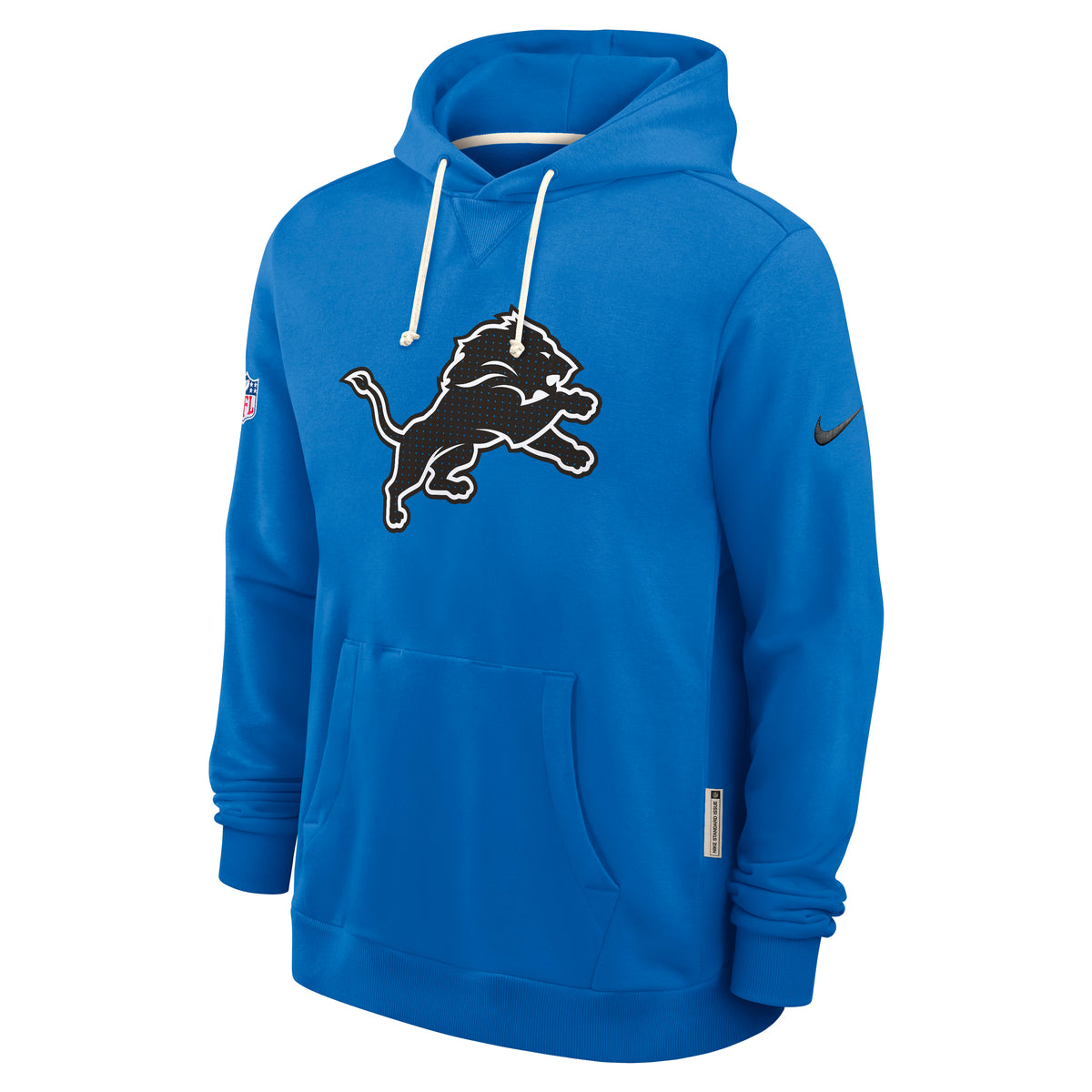 Detroit Lions 2025 NFL Sideline Nike Standard Issue Hoodie Blau