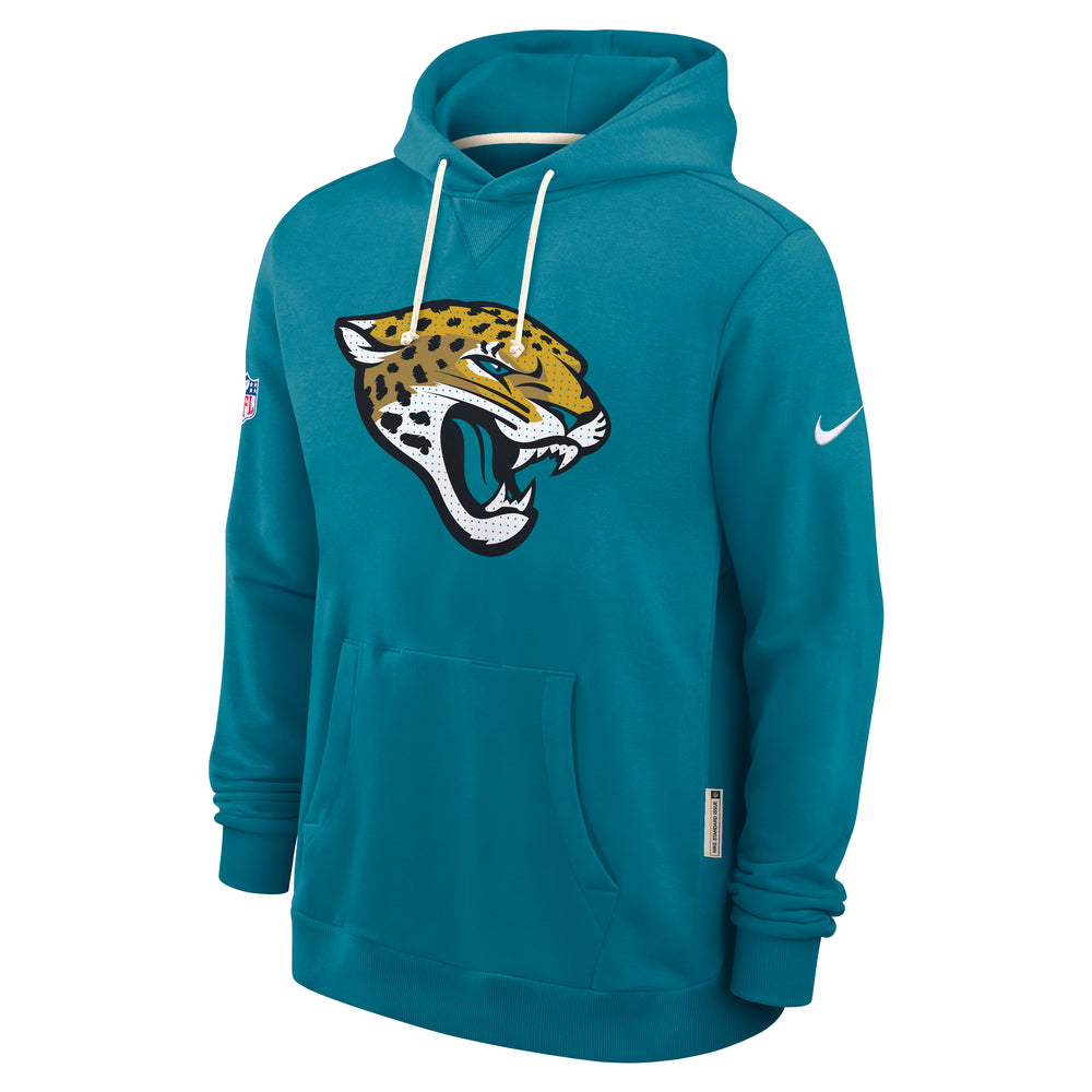 Jacksonville Jaguars 2025 Nike NFL Sideline Standard Issue Hoodie Türkis