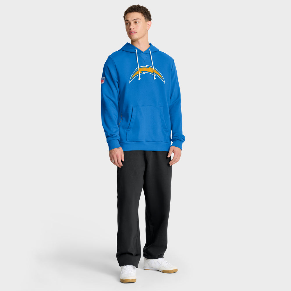 Los Angeles Chargers 2025 Nike NFL Sideline Standard Issue Hoodie Blau