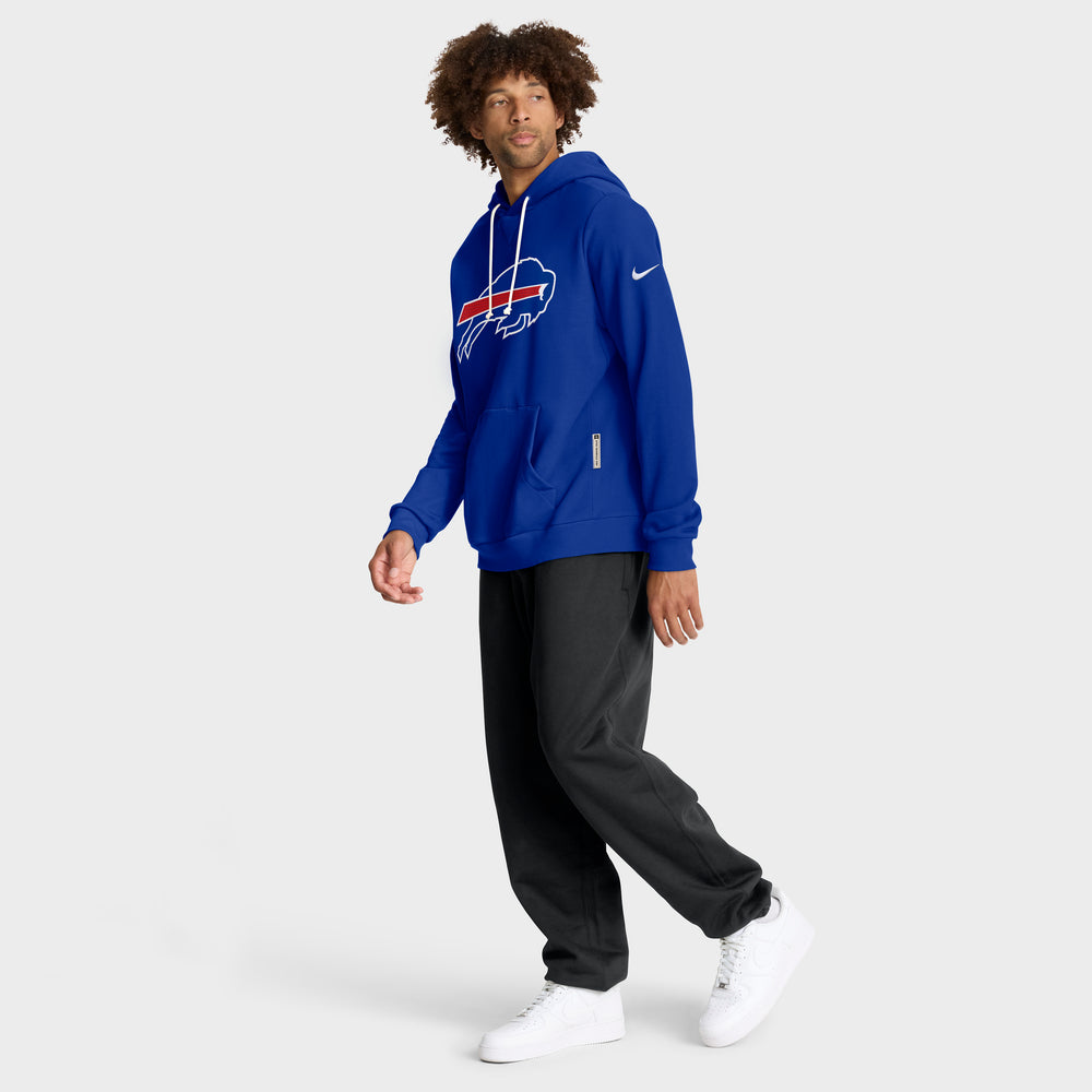 Buffalo Bills 2025 Nike NFL Sideline Standard Issue Hoodie Blau