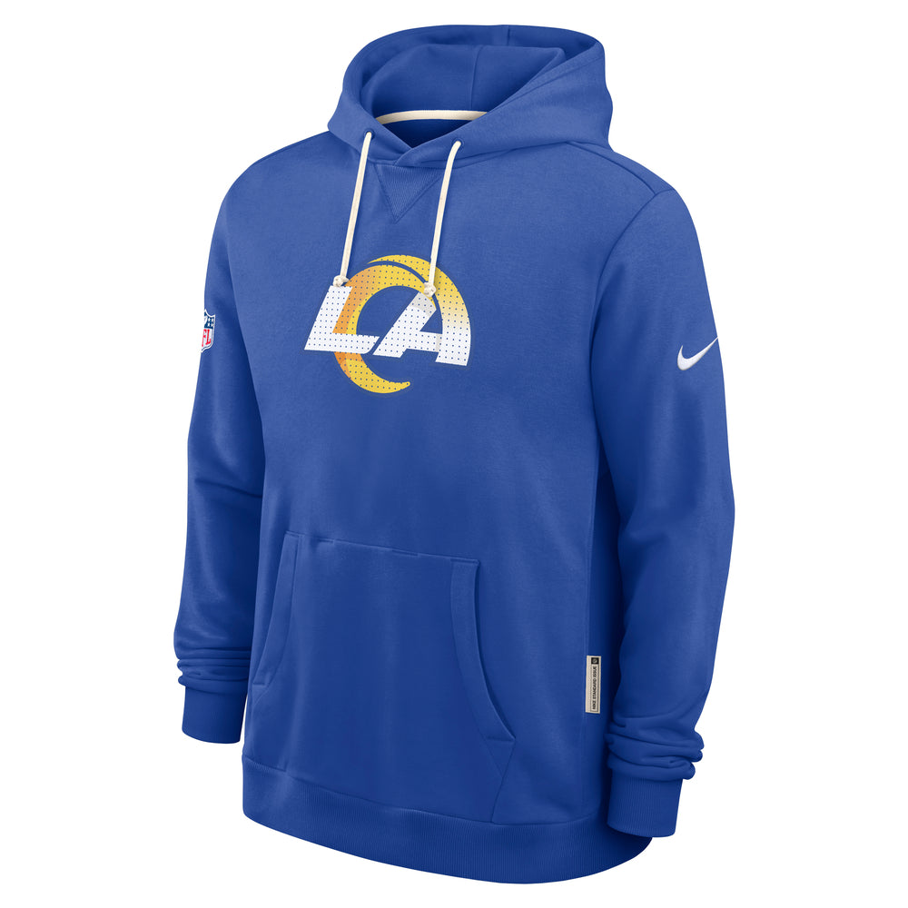 Los Angeles Rams 2025 Nike NFL Sideline Standard Issue Hoodie Blau