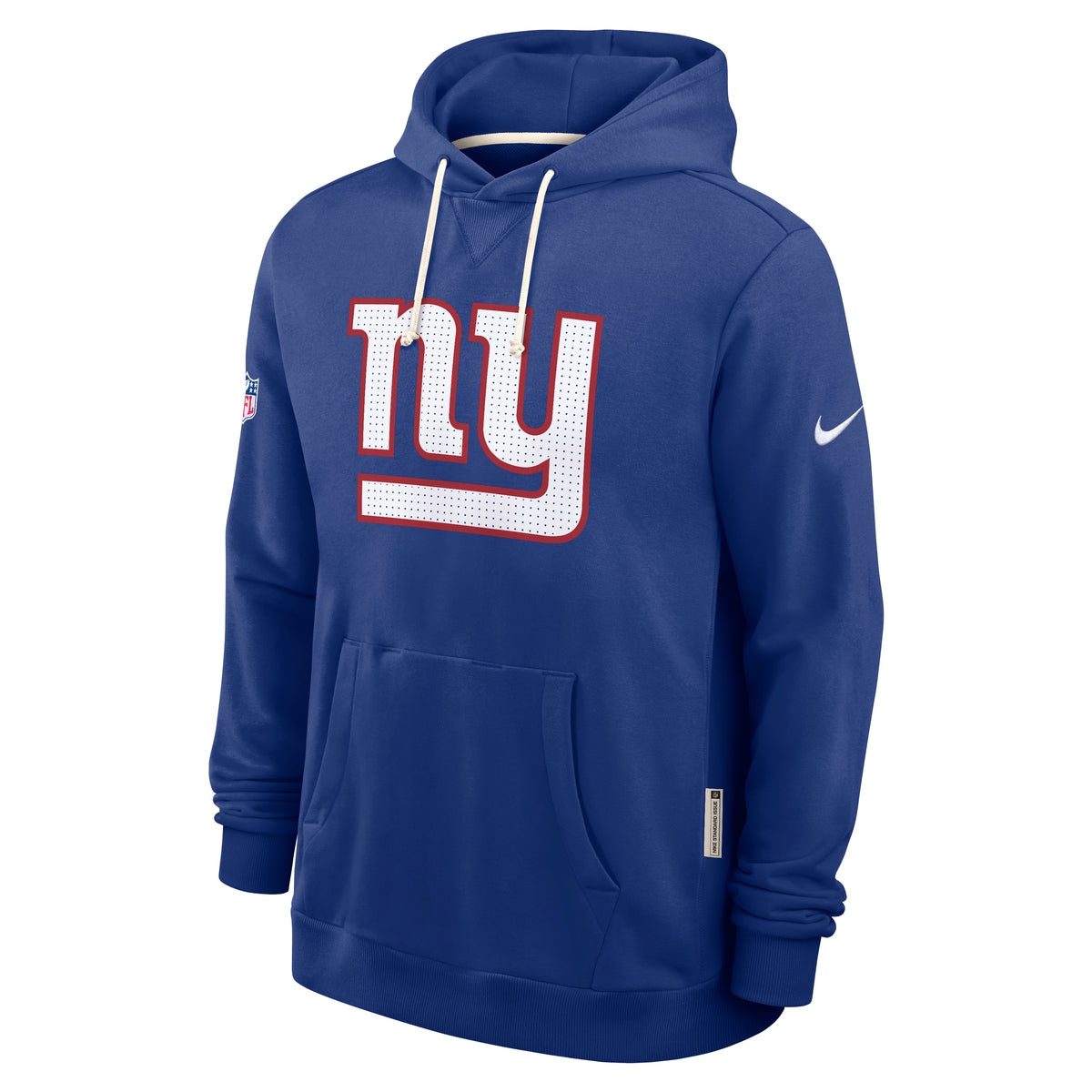 New York Giants 2025 NFL Sideline Nike Standard Issue Hoodie Blau