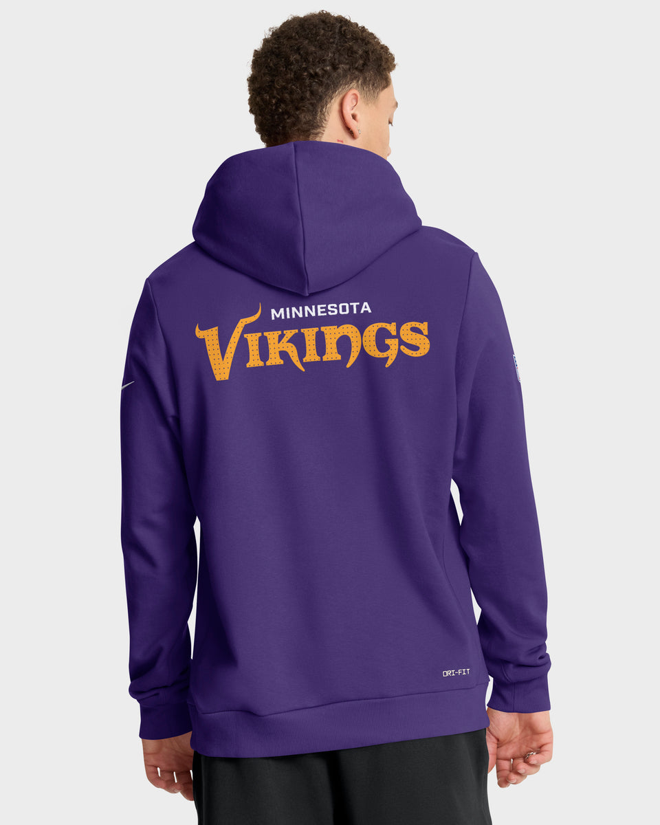 Minnesota Vikings 2025 NFL Sideline Nike Standard Issue Hoodie Lila