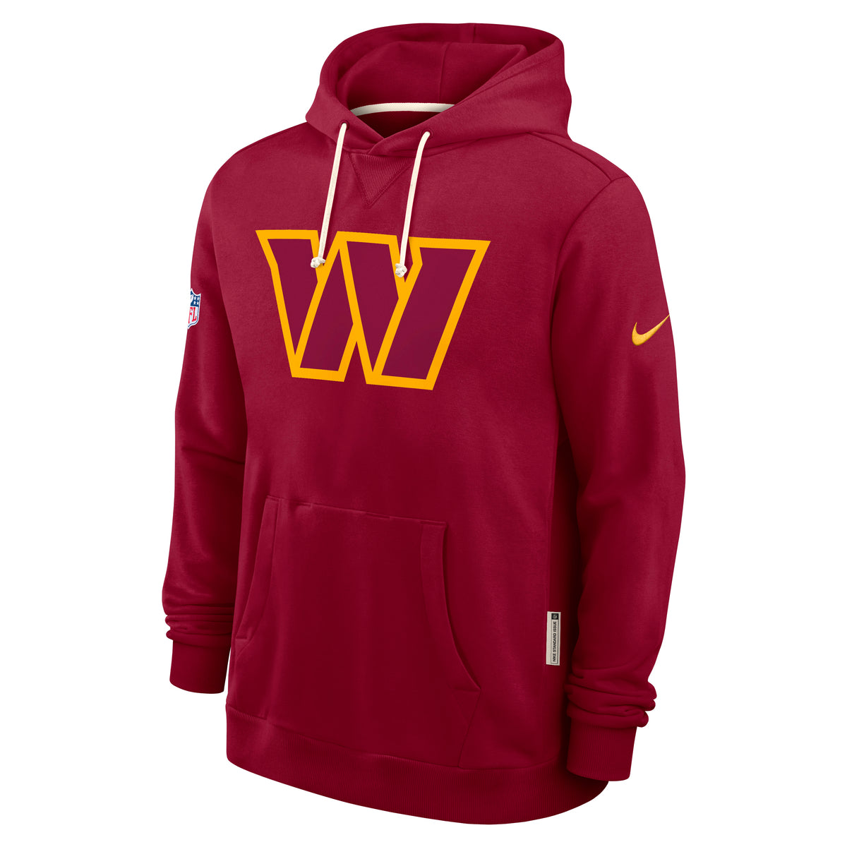 Washington Commanders 2025 NFL Sideline Nike Standard Issue Hoodie Rot