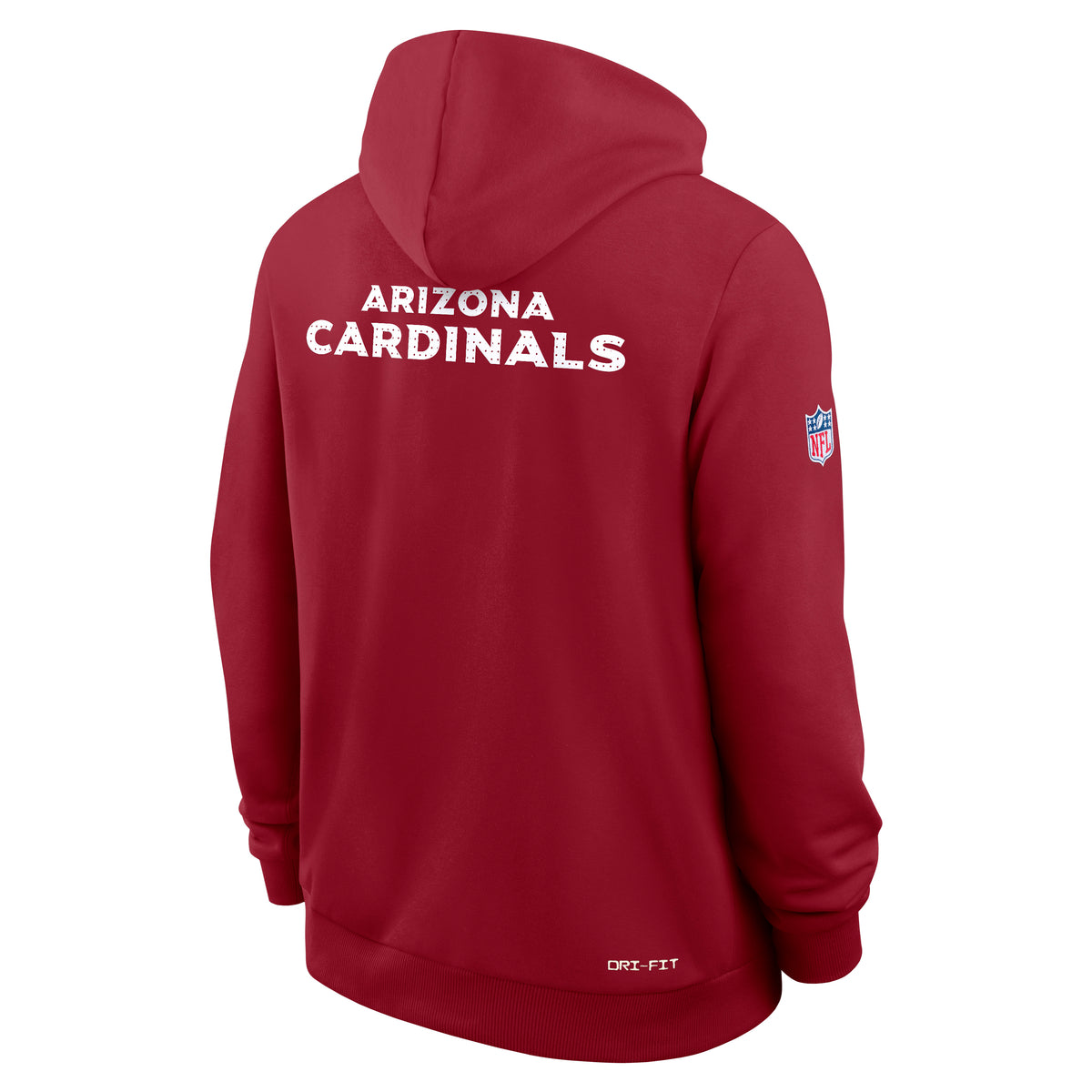 Arizona Cardinals 2025 NFL Sideline Nike Standard Issue Hoodie Rot