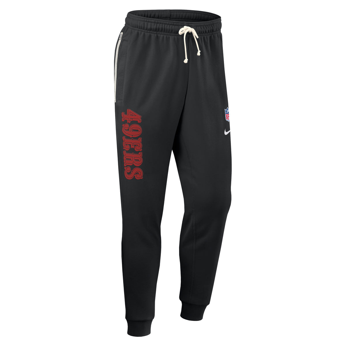 San Francisco 49ers 2025 NFL Sideline Nike Standard Issue Sweatpants Jogginghose Schwarz
