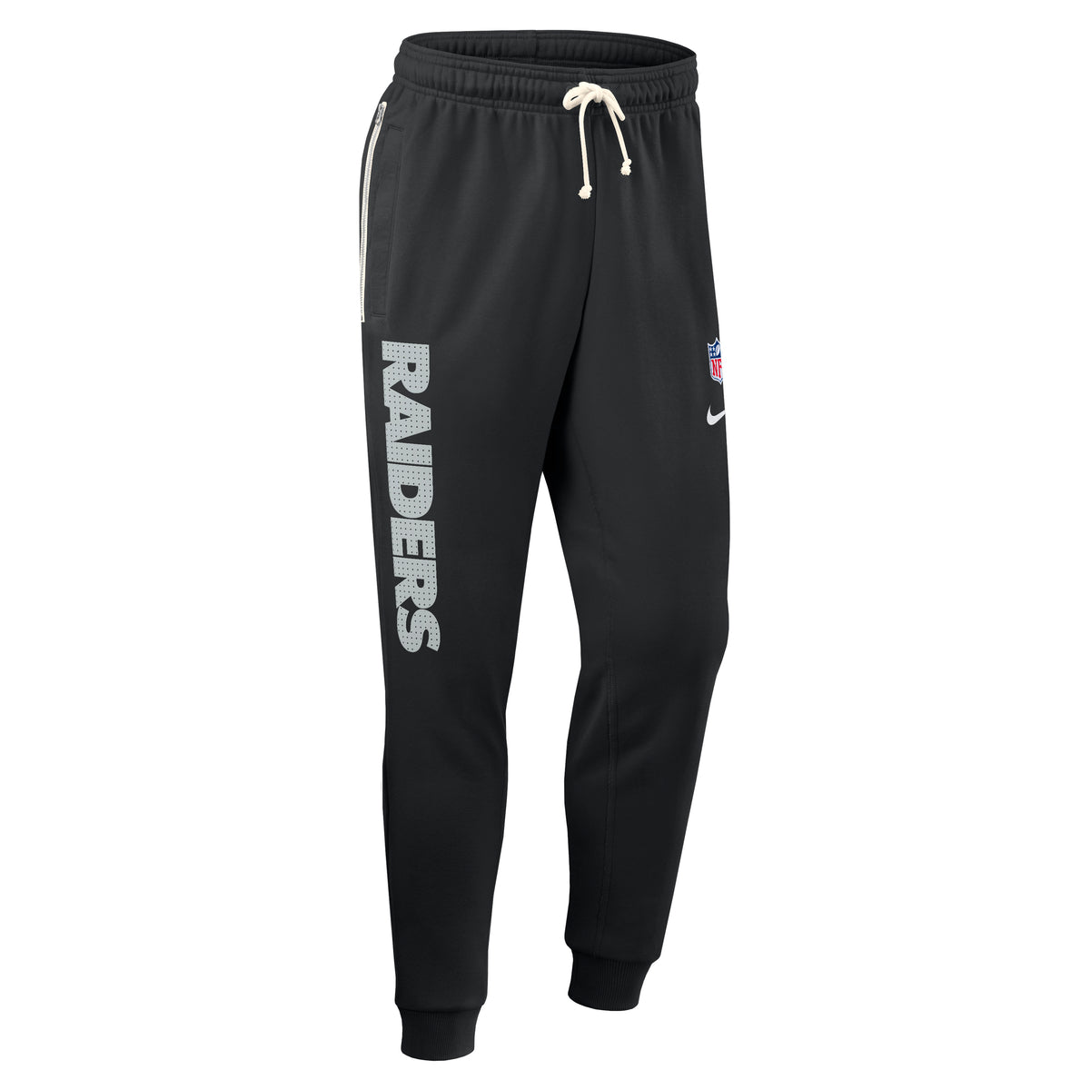 Las Vegas Raiders 2025 NFL Sideline Nike Standard Issue Sweatpants Jogginghose Schwarz