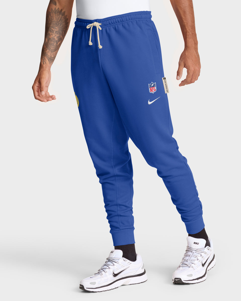 Los Angeles Rams 2025 NFL Sideline Nike Standard Issue Sweatpants Jogginghose Blau