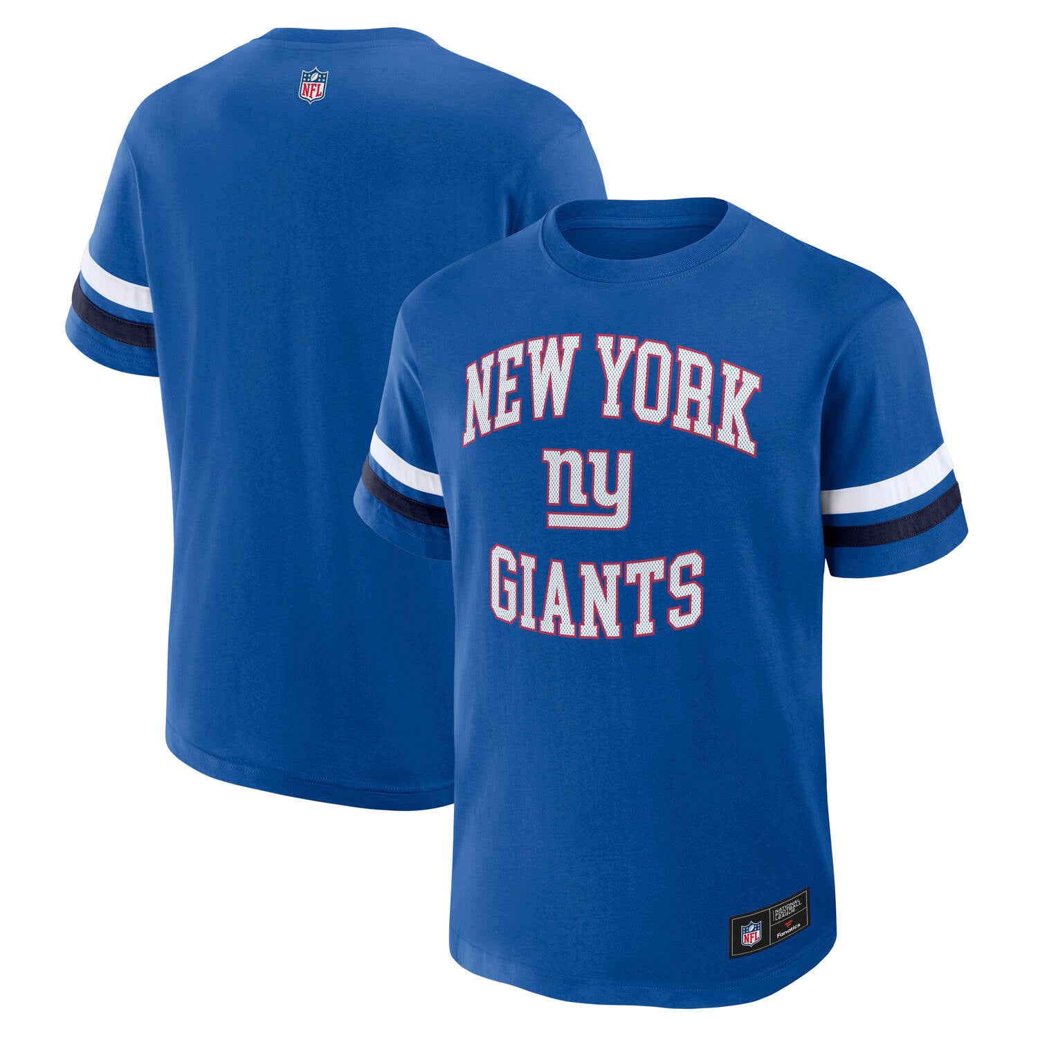 New York Giants Fanatics Team Arch Foundation NFL T-Shirt Blau