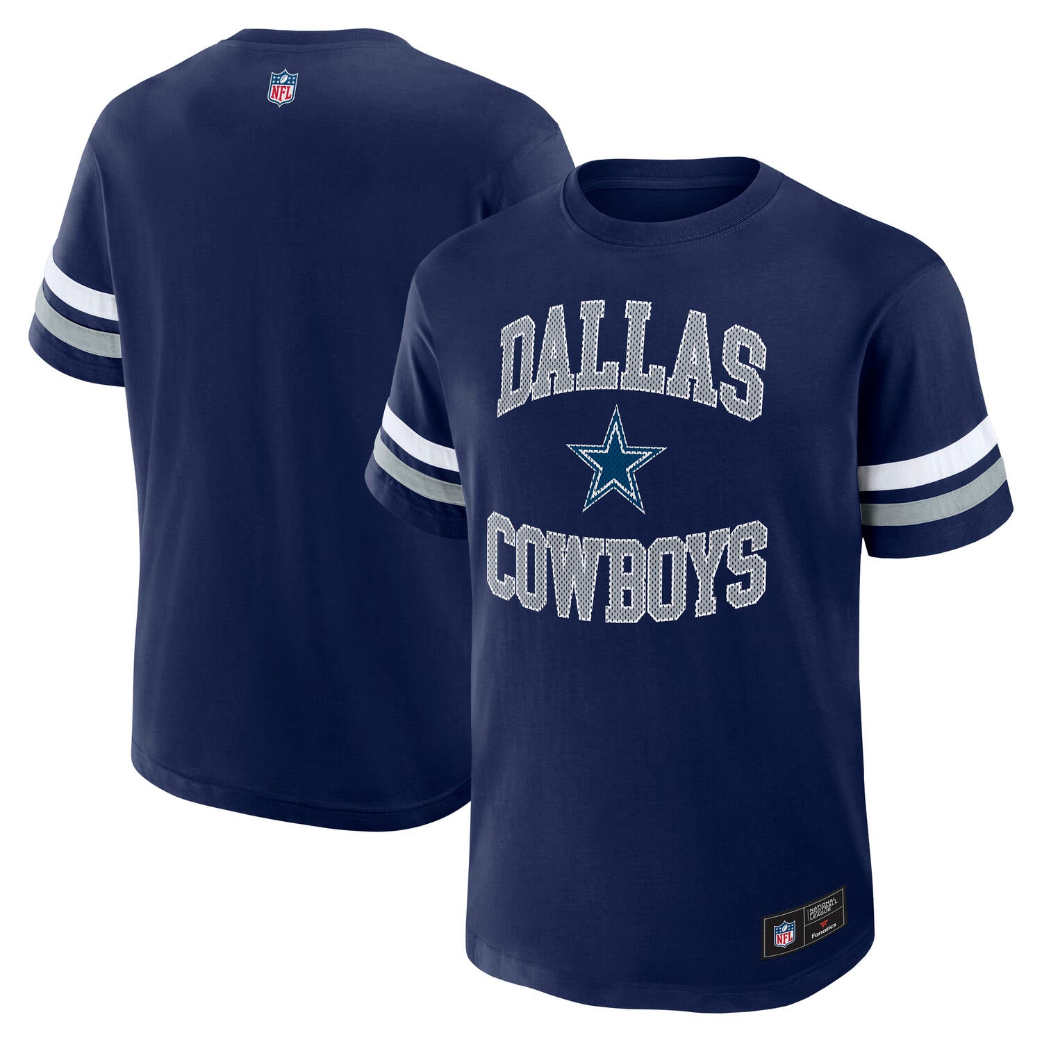 Dallas Cowboys Fanatics Team Arch Foundation NFL T-Shirt Navy Blau