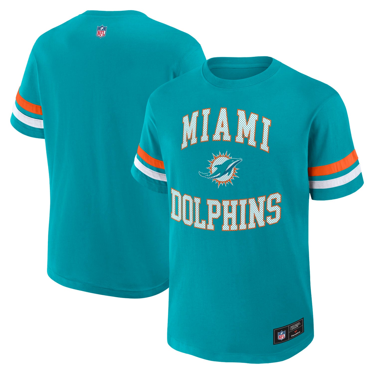 Miami Dolphins Fanatics Team Arch Foundation NFL T-Shirt Türkis
