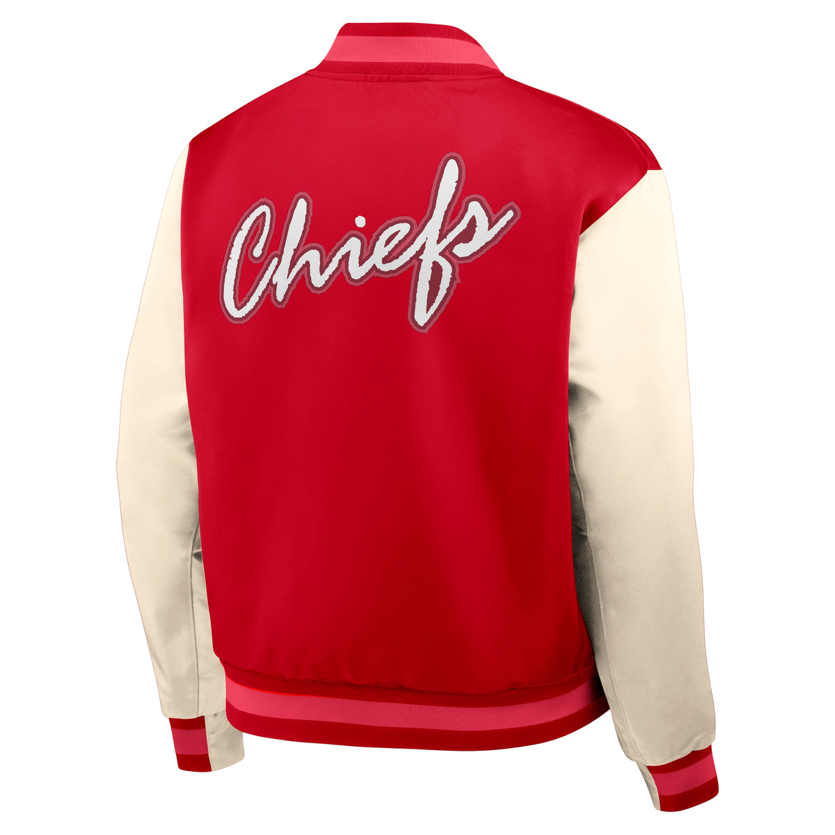 Kansas City Chiefs Nike Rewind Legacy Full-Snap NFL Bomber Jacke Rot