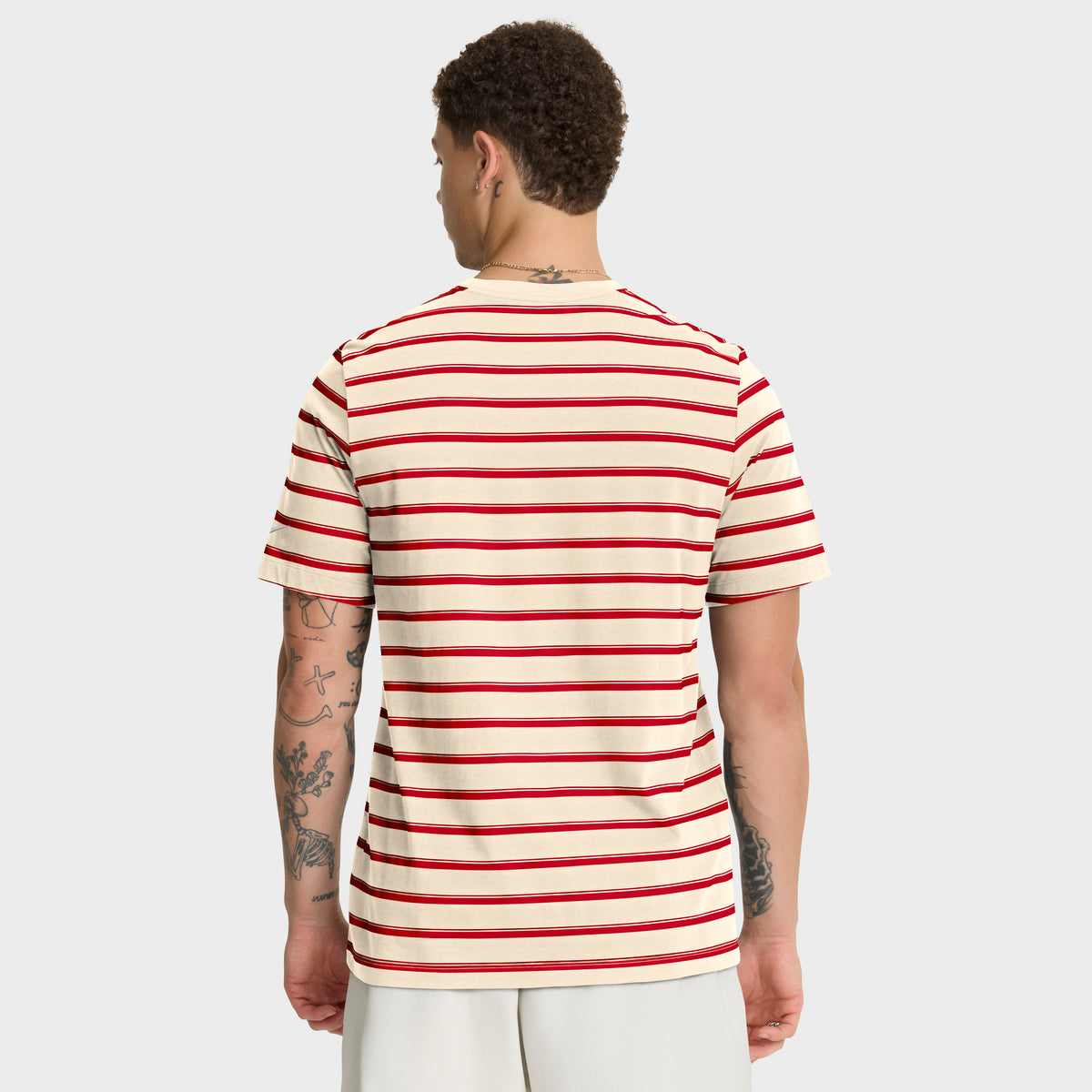 Kansas City Chiefs Nike Rewind SS Club Striped NFL T-Shirt Rot