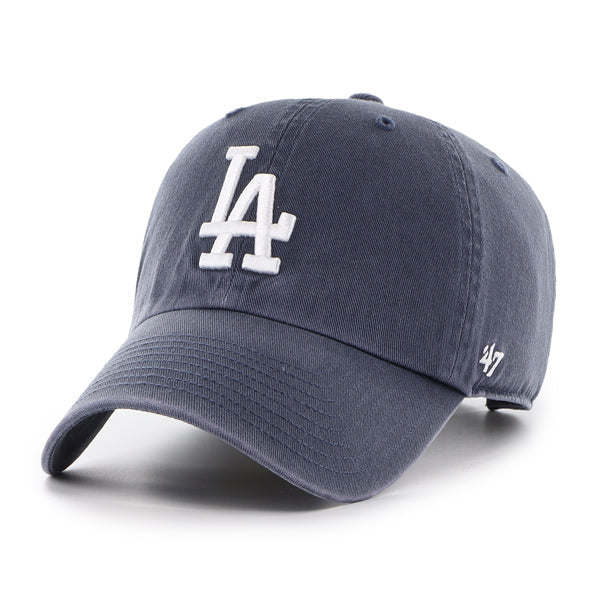 Los Angeles Dodgers '47 Clean Up Adjustable MLB Cap Vintage Navy Blau