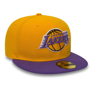 NBA BASIC LOSLAK YELLOW/PURPLE - STADIUMDREAMS