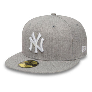 MLB BASIC NEYYAN HEATHER GREY/WHITE - STADIUMDREAMS