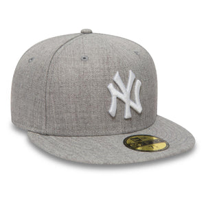 MLB BASIC NEYYAN HEATHER GREY/WHITE - STADIUMDREAMS