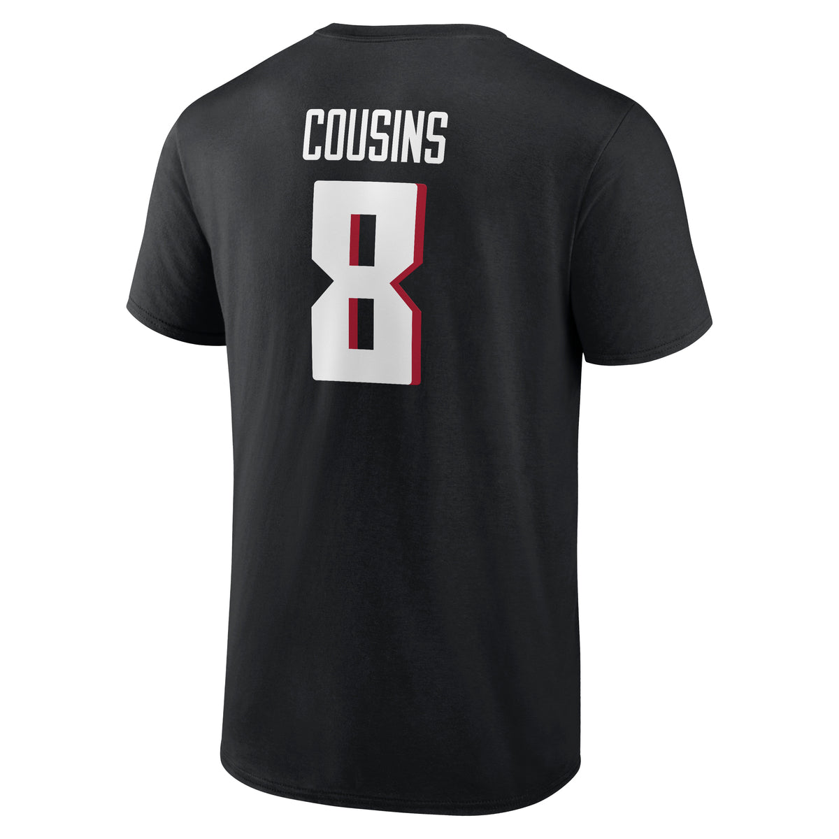 Kirk Cousins #8 Atlanta Falcons Fanatics NFL Player T-Shirt Schwarz - STADIUMDREAMS