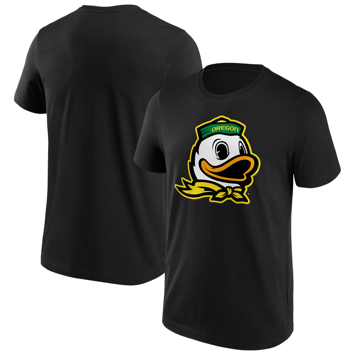 Oregon Ducks Fanatics NCAA Primary Logo Grafik College T-Shirt Schwarz - STADIUMDREAMS