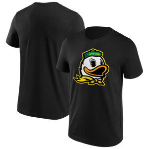 Oregon Ducks Fanatics NCAA Primary Logo Grafik College T-Shirt Schwarz - STADIUMDREAMS