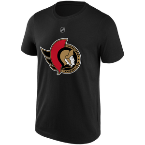 Tim Stützle #18 Ottawa Senators Fanatics NHL Player T-Shirt Schwarz - STADIUMDREAMS